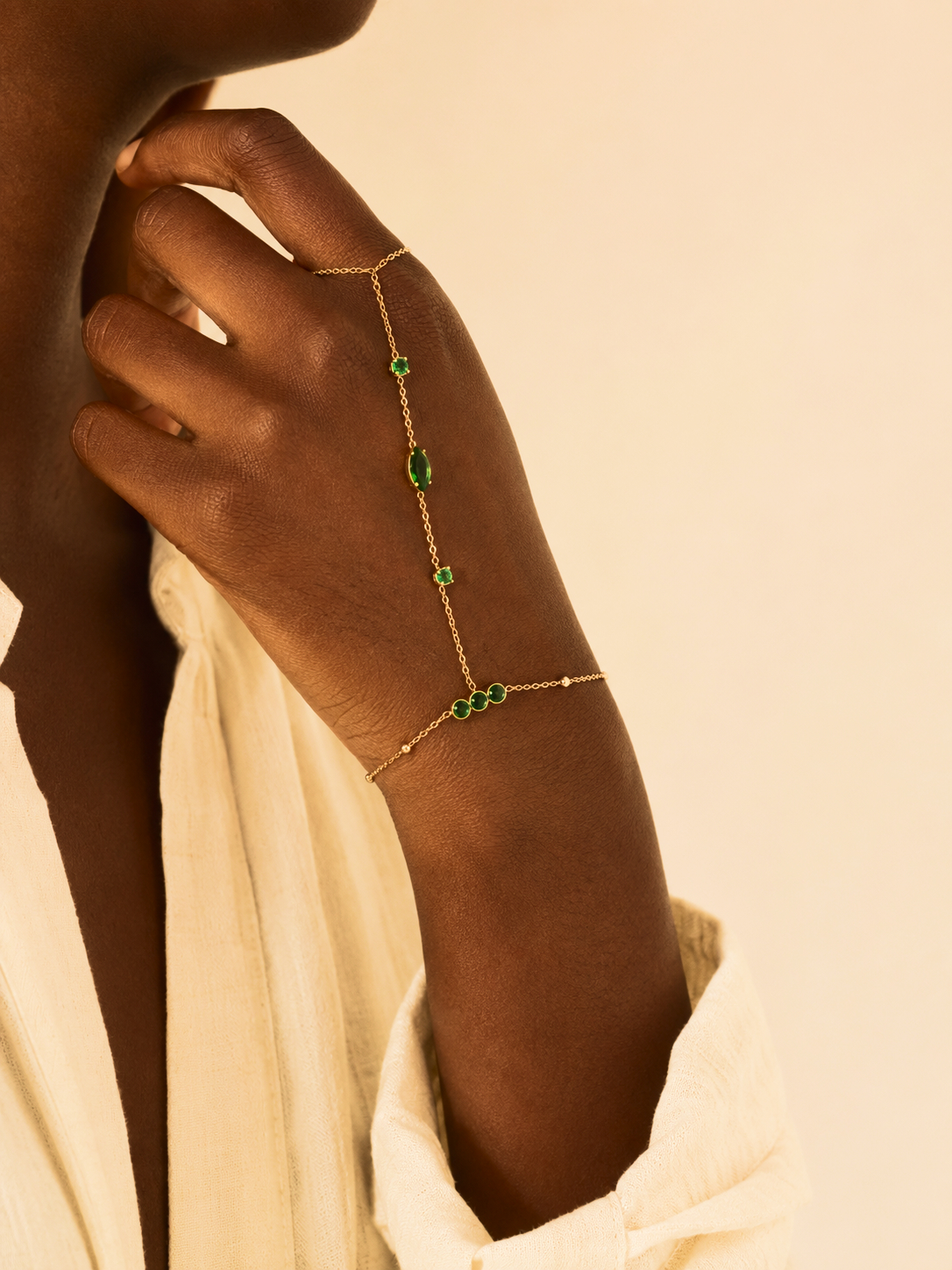 Syracuse – Colored zircon hand chain